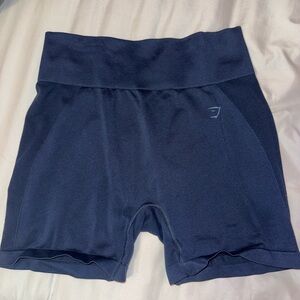 Gymshark Women's Dark Blue Bike Shorts